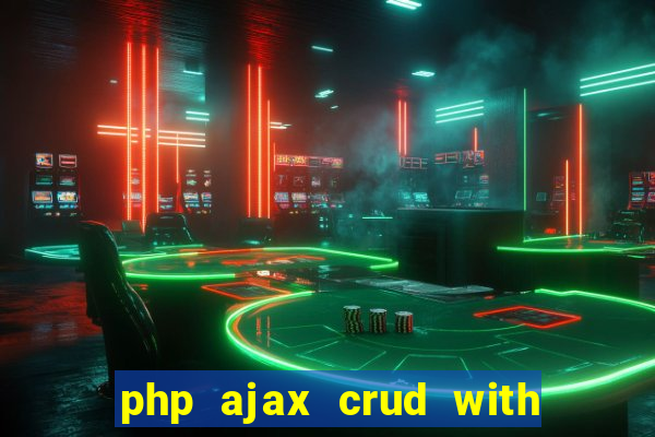 php ajax crud with datatables and bootstrap modals